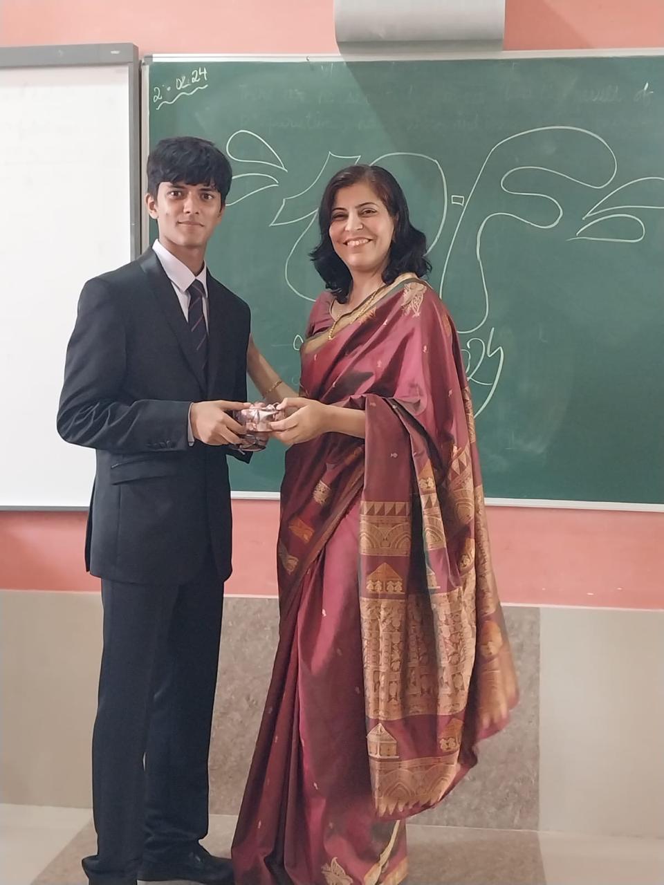 With My Beloved Class Teacher